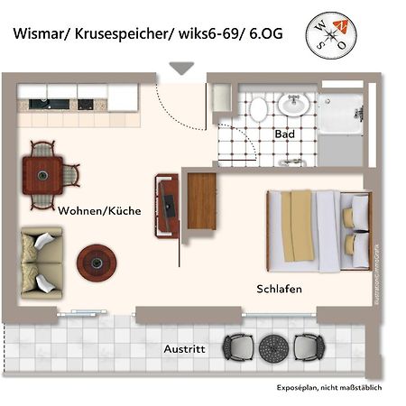 Krusespeicher Krusespeicher 6-69 Wißmar Exterior foto